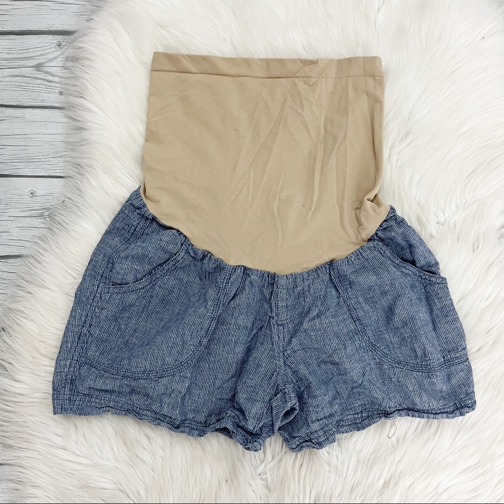 Motherhood Maternity Striped Shorts